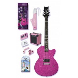 Paquete Guit. Electrica Daisy Rock Rosa-CasadelMusico-Guitarras  y  Bajos
