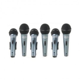 Set de 6 Microfonos Dinamicos Super Lux para Voz-CasadelMusico-Audio y Video