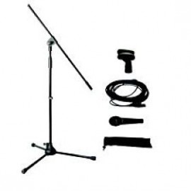 MSKA(P)	Paquete de Microfono/Stand/ Clip y Cable XLR-PLUG-CasadelMusico-Audio y Video