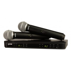 Microfono Inalambrico Shure BLX288/PG58-CasadelMusico-Audio y Video