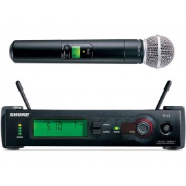 Sistema inalambrico Shure SLX24/SM58-CasadelMusico-Audio y Video
