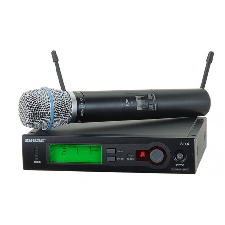 Sistema inalambrico Shure SLX24/Beta87A-CasadelMusico-Audio y Video
