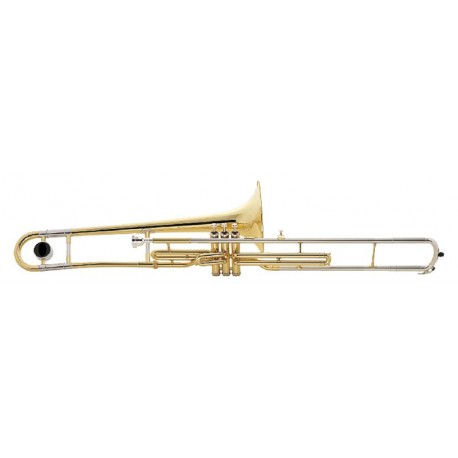 Trombon De Embolos En C"" Laqueado Sl-910l""-CasadelMusico-Instrumentos Musicales