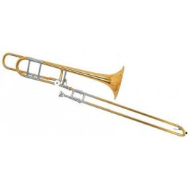 TROMBON DE VARA SIb/Fa LAQ. TRANSP.SL-822L SILVERTONE-CasadelMusico-Instrumentos Musicales