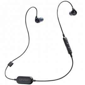 Shure SE112-BT1 Audífonos In-Ear Inalámbricos, Color Negro-CasadelMusico-Audio y Video