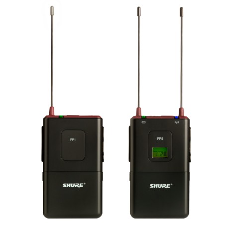 Con receptor portatil FP5, bodypack FP1 y sin micrófono.-CasadelMusico-Audio y Video