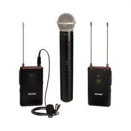 Receptor FP5, Bodypack FP1, micrófono lavalier omni WL183 y Transmisor FP2/SM58-CasadelMusico-Audio y Video
