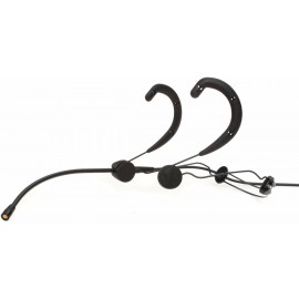 Micrófono para teatro, TV y oradores, negro, conector TA4F.-CasadelMusico-Audio y Video