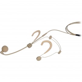 Micrófono para vocalistas y coros, color piel, conector TA4F-CasadelMusico-Audio y Video