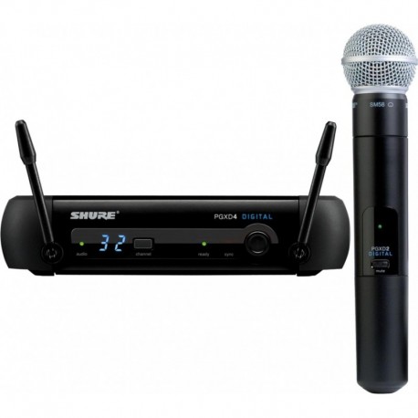 Microfono Inalambrico Shure PGXD24/SM58-CasadelMusico-Audio y Video