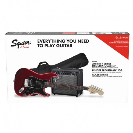 Paquete Fender Affinity Stratocaster HSS-CasadelMusico-