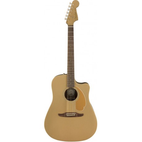 Guitarra Electro Acustica Fender Redondo Player Dorada 0970713553-CasadelMusico-