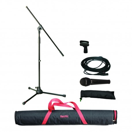 MSKA(X)	Paquete de Microfono/Stand /Clip y CABLE XLR-XLR-CasadelMusico-Audio y Video