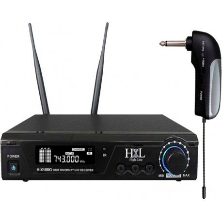 H-X100G Sistema Inalámbrico para Guitarra o Bajo-CasadelMusico-Audio y Video