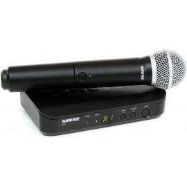 Microfono Inalambrico Shure BLX24/PG58-CasadelMusico-Audio y Video