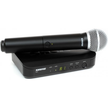 Microfono Inalambrico Shure BLX24/PG58-CasadelMusico-Audio y Video