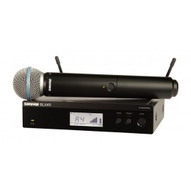 Microfono Inalambrico Shure BLX24R/B58 (RACK)-CasadelMusico-Audio y Video