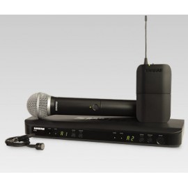 Microfonos Inalambrico Doble Shure BLX1288/CVL Diadema-CasadelMusico-Audio y Video