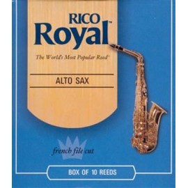 CAJA DE 10 CAÑAS RJB1025(10) SAX ALTO 2 1/2 RICO ROYAL(SARR2-1/-CasadelMusico-Accesorios y Souevenirs