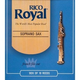 CAJA DE 10 CAÑAS RIB1025(10) SAX SOPRA. 2 1/2 RICO ROYAL(SSRR2-CasadelMusico-Accesorios y Souevenirs