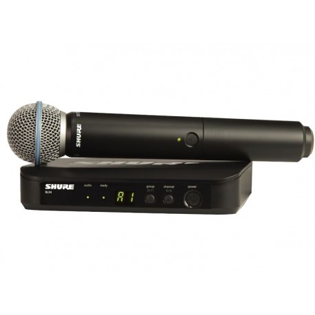 Microfono Inalambrico Shure BLX24/B58-CasadelMusico-Audio y Video