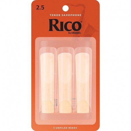 CAÑA SAX TENOR RICO 2 1/2 Paquete con 3 PIEZAS-CasadelMusico-Accesorios y Souevenirs