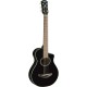 Guitarra Electro Acústica Yamaha APX Traveler Negra-CasadelMusico-