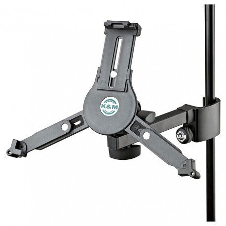 Soporte regulable con holder para tablet  K & M-CasadelMusico-Audio y Video