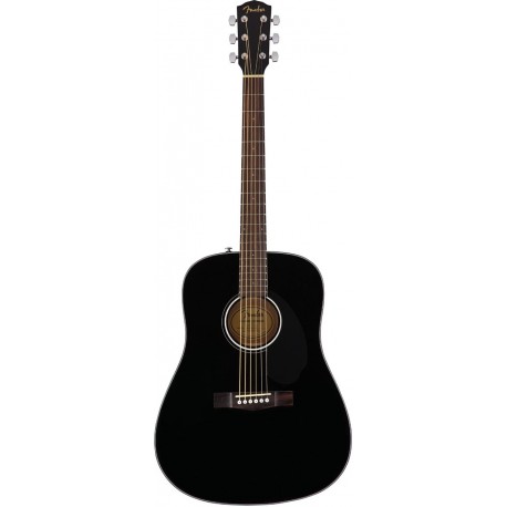 Guitarra Acustica Fender Cd-60s Negra-CasadelMusico-