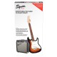 Paquete Guitarra Electrica Fender Strat (Short-Scale)-CasadelMusico-