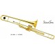 Trombon de embolos en Tono De Si Silvertone SL-900L-CasadelMusico-