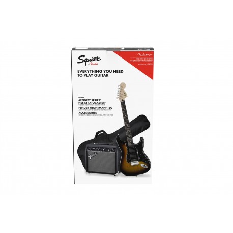 Paquete Guitarra Electrica FENDER AFFINITY SERIES STRATOCASTER HSS PACK-CasadelMusico-