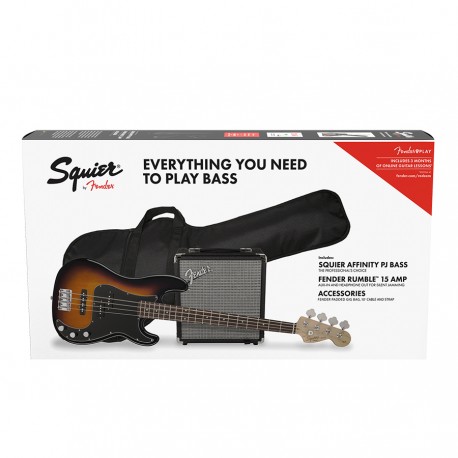 Paquete Bajo Fender Affinity Series Precision Rumble 15 Sunburst-CasadelMusico-