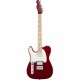 Guitarra Eléctrica Fender Contemporary Telecaster HH para Zurdo Rojo Metálico-CasadelMusico-