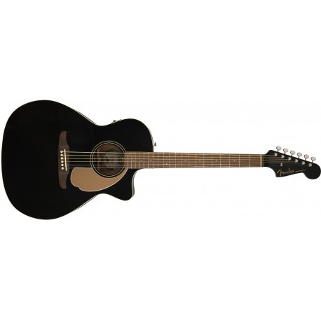Guitarra  Electro-acústica  Fender Newporter Player Negra-CasadelMusico-