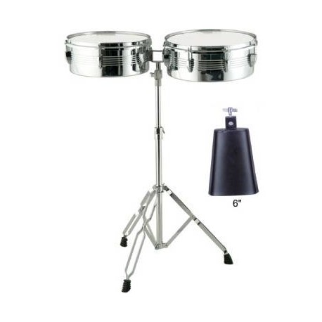 Timbales Con Cencerro Princess TBS-1413-CasadelMusico-