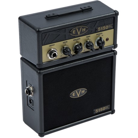 AMPLIFICADOR FENDER EVH MICRO STACK EL34 5150III NEGRO Y DORADO-CasadelMusico-