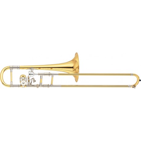 Trombon Alto Yamaha De Vara Custom En Eb (Mi Bemol)-CasadelMusico-