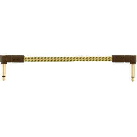 CABLE FENDER DELUXE SERIE 6" DORADO CON NEGRO-CasadelMusico-