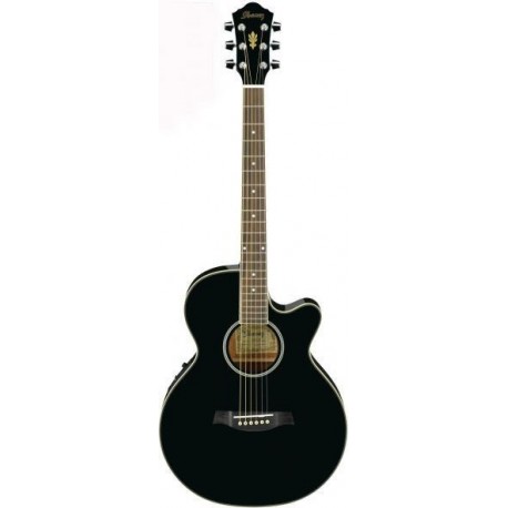 GUITARRA EACUSTICA IBANEZ AEG8 NEGRA-CasadelMusico-