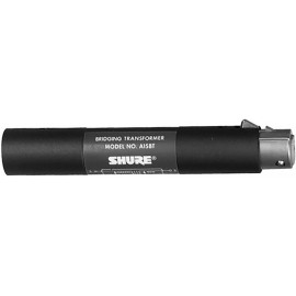 Transformador Baja Imp. Shure A15BT (600/7000 ohms, XLR macho) a Alta Imp. (3000 ohms XLR hembra).-CasadelMusico-Audio y Video