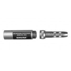 Transformador Shure A95U Baja Impedancia (macho XLR) a Alta Impedancia (jack hembra de 1/4").-CasadelMusico-Audio y Video