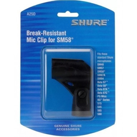 Soporte irrompible basculante para todos microfonos de mano de cuerpo std.-CasadelMusico-Audio y Video