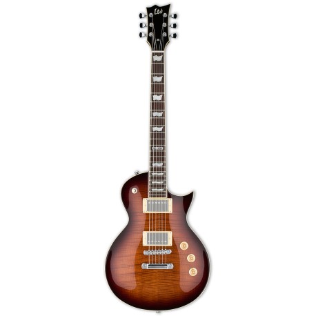 GUITARRA ELECTRICA ESP LTD LEC256DBSB MARRON-CasadelMusico-