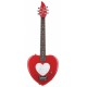 Guitarra Electrica Daysi Rock 14-7100 Forma De Corazón.-CasadelMusico-