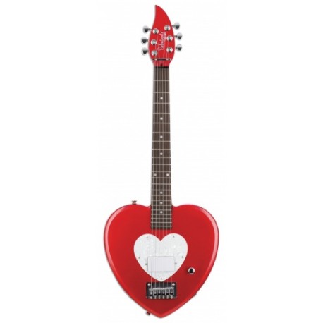 Guitarra Electrica Daysi Rock 14-7100 Forma De Corazón.-CasadelMusico-
