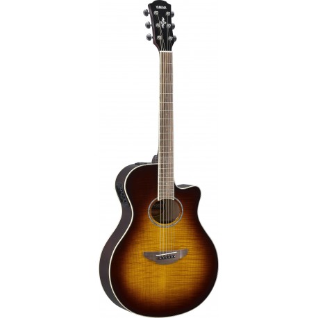 Guitarra Electro-acústica APX Tobacco Brown Sunburst Maple Flameado-CasadelMusico-