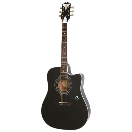 Guitarra Electro Acustica Epiphone PRO-1 Ultra Negra-CasadelMusico-