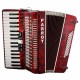Acordeon Parrot 1307RD Rojo 34 teclas 48 bajos-CasadelMusico-