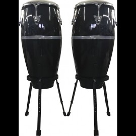 Congas de 10" Y 11" FG2-4 Black-CasadelMusico-